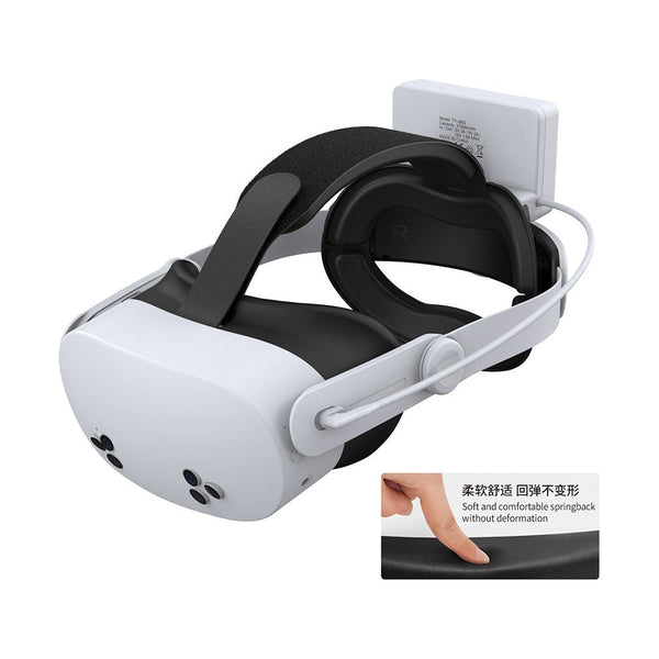 Dobe Ty-3882 Adjustable Head Strap & Rechargeable Battery For Meta Quest 3/3S