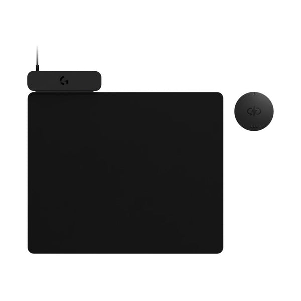 Logitech Powerplay 2 Wireless Charging System Mousepad, 344mm x 340mm x 1.3mm Mousepad Height, 1.8 m Cable Length, Black - NEW Arrival