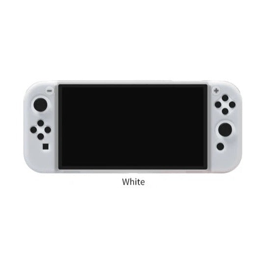 حافظة سيليكون Dobe TNS-1135 لجهاز Nintendo Switch OLED، حماية من الصدمات، أبيض