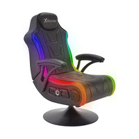 X-ROCKER MONSOON RGB 4.1 AUDIO Gaming Chair with PEDEESTAL
