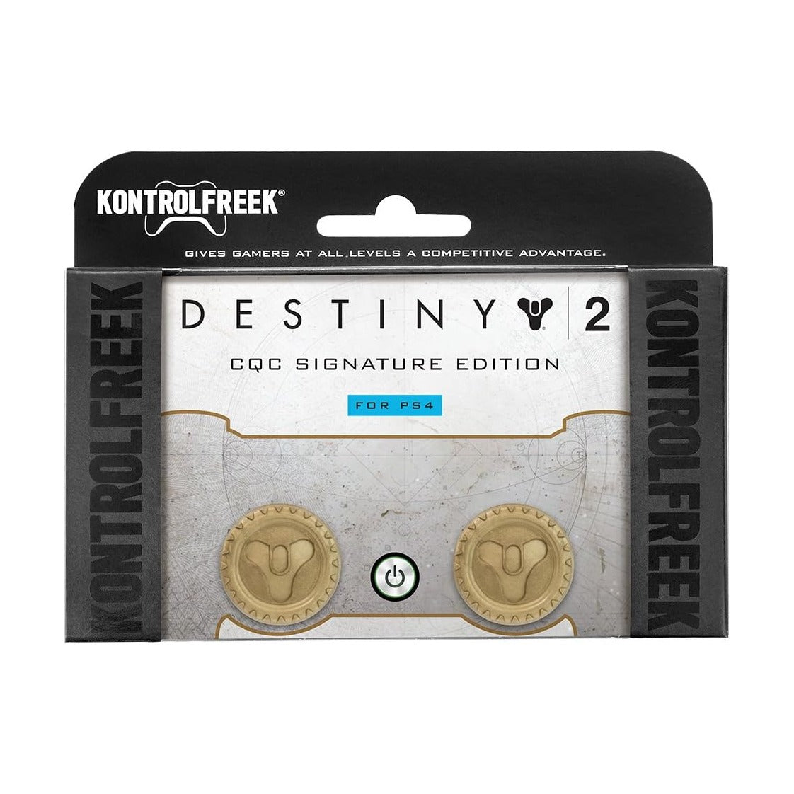 KontrolFreek FPS Freek DESTINY 2 CQC SIGNATURE EDITION for PS4 - Performance Thumbsticks - Gold