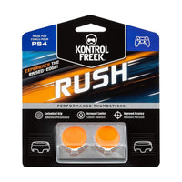 KontrolFreek Rush for PS4 - Performance Thumbsticks - Orange/White