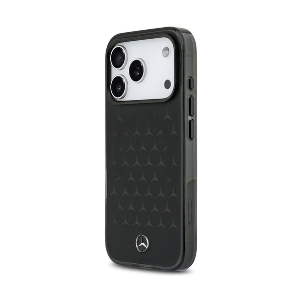 Mercedes-Benz iPhone 17 Pro HardCase MagSafe PC/TPU FROSTED W/ New Star Pattern - Black
