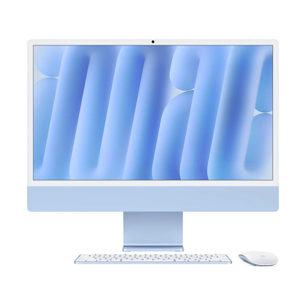 24-inch iMac with Retina 4.5K display: Apple M4 chip with 8‑core CPU and 8‑core GPU, 16GB, 256GB SSD - Blue