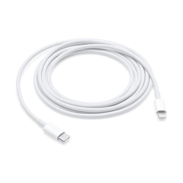 Apple USB-C to Lightning Cable 2m for iPhone and iPad, Charge and Sync with Fast Charging Support, White