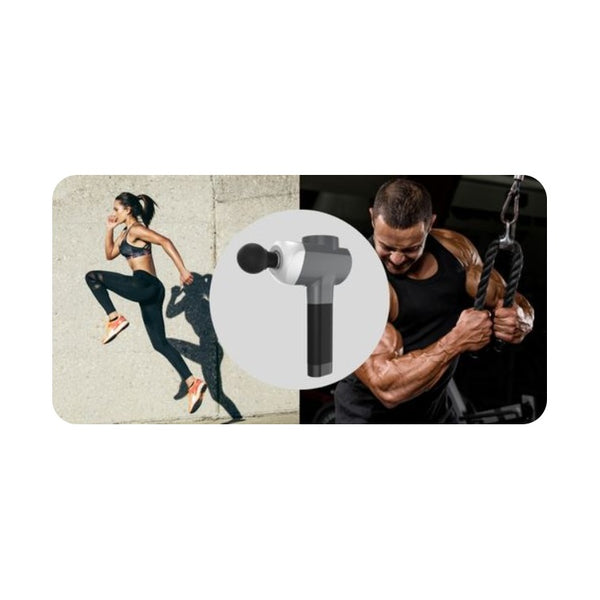 Ares - Ufitness-2 Gun Massager - Gray