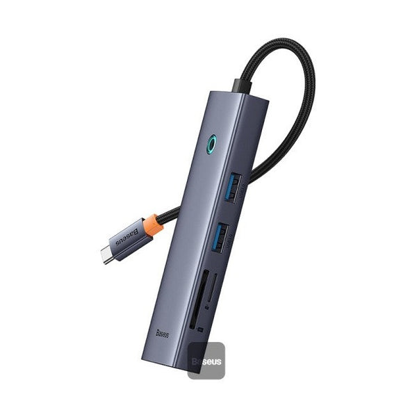 Baseus - Os-Baseus Ultrajoy Series 7-Port Hub Docking Station Space Grey