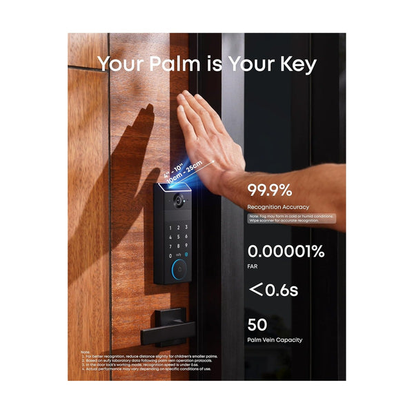 Eufy Familock S3 Max Smart Lock With Palm Vein Recognition Gray