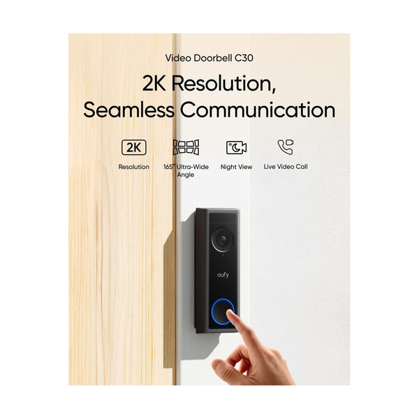 Eufy Video Doorbell C30 Black