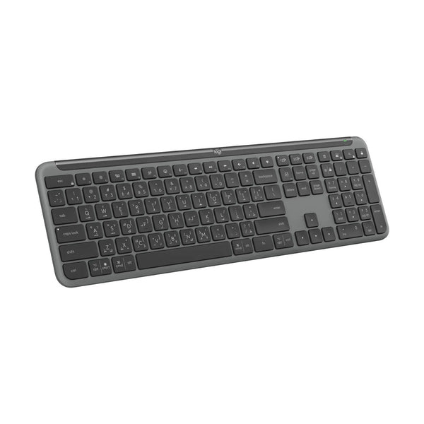 Logitech K950 Signature Slim Full Sized Wireless Keyboard, Easy-Switch Keys, Tilt Legs, Bluetooth Low Energy , Black New Arrival
