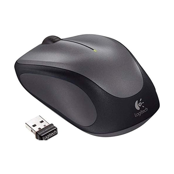 Logitech M235 Wireless 2.4GHz with USB Unifying Receiver 1000 DPI Optical Tracking 12 Month Battery For PC & Mac - Grey- New Arrival