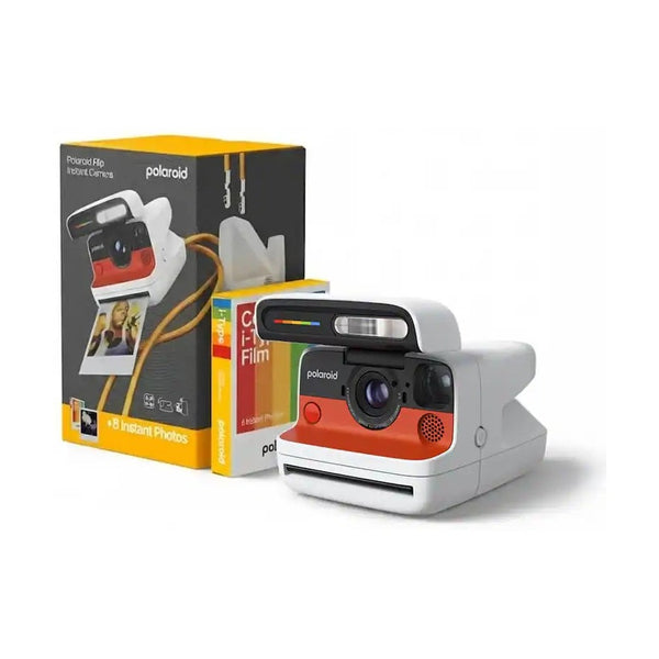 Polaroid - Flip - Instant Camera With Color Film Bundle - 8 - White