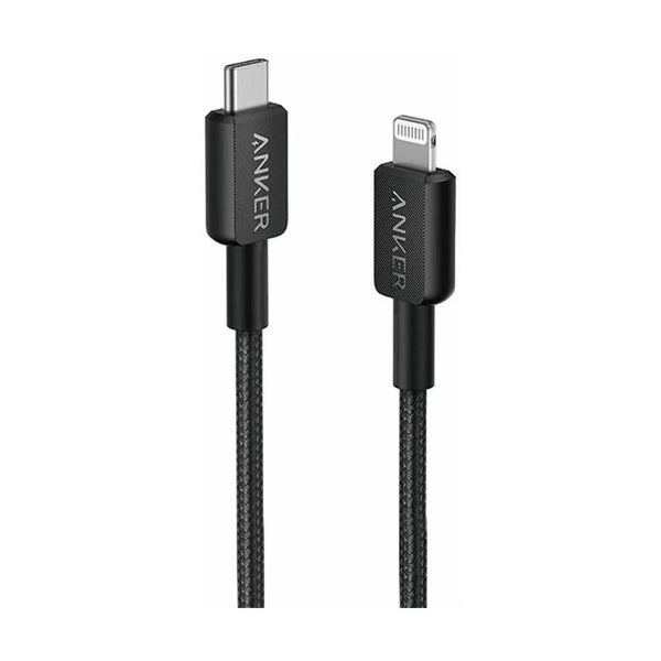Anker 322 USB-C to Lightning Cable (3ft Braided) Black