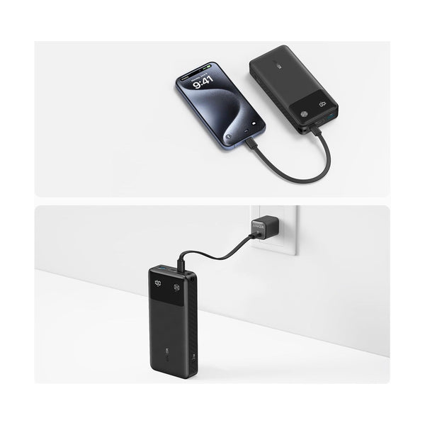 Anker Power Bank (20K, 30W) Black