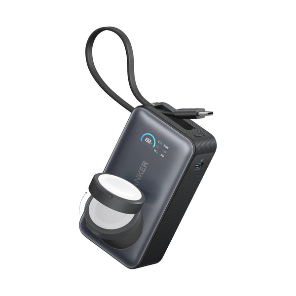 Anker - Maggo Power Bank (10K, 35W, For Apple Watch) Black