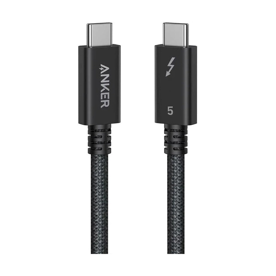كابل Anker Prime Thunderbolt 5 بطول 1.7 قدم - سلك بيانات بقدرة 120 جيجابت في الثانية و240 واط