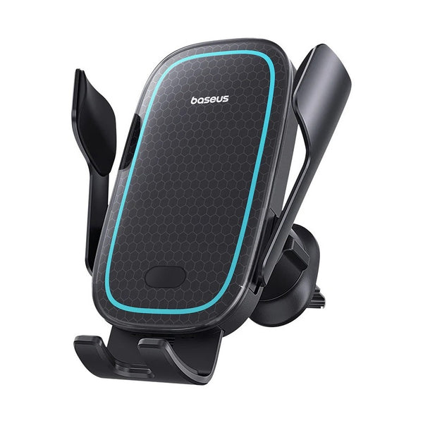Baseus Milky Way Pro Series Wireless Charging Electric Car Mount Phone Holder 15W Cluster Black