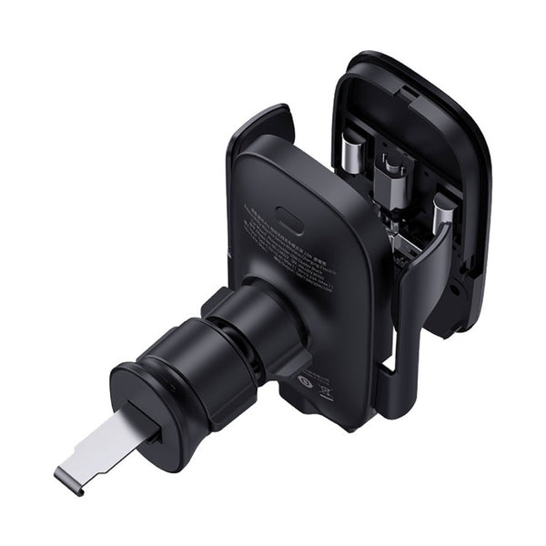 Baseus Milky Way Pro Series Wireless Charging Electric Car Mount Phone Holder 15W Cluster Black