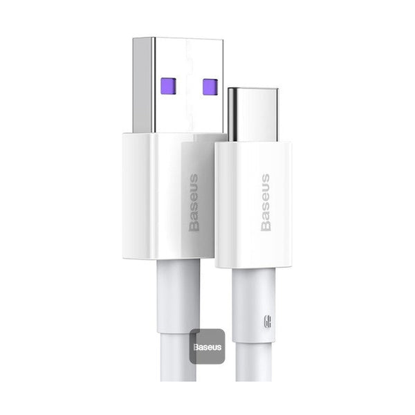 Baseus Superior Series Fast Charging Data Cable Usb To Type-C 66W 1M White