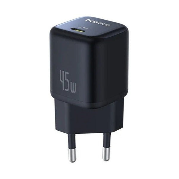 Baseus - Os-Baseus Picogo Gan Fast Charger 1C 45W Eu Cosmic Black