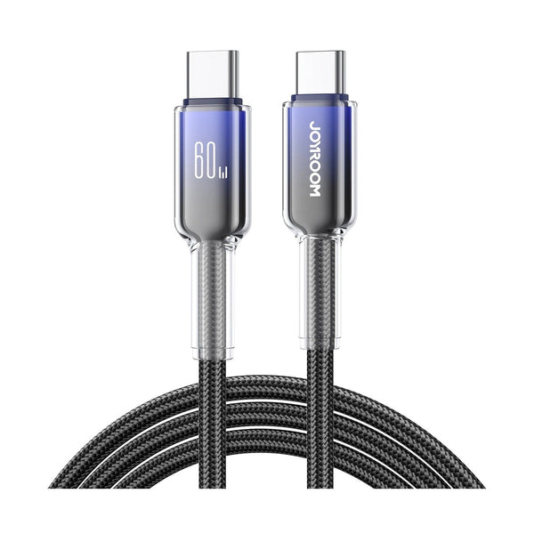 Crystal-Clear Series Fast Charging Data Cable USB-A to Lightning 3A USB-A to Type-C 3A