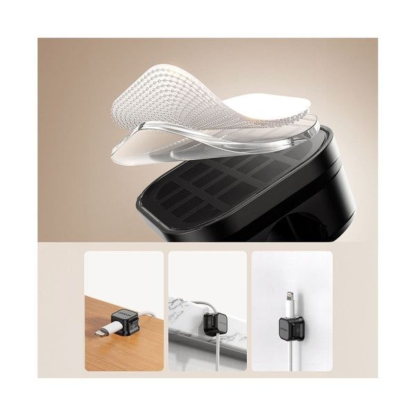 Joyroom JR-ZS368 Magnetic Cable Organizer （3pcs)Black