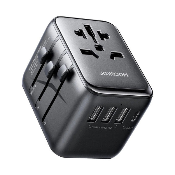 Jayroom 65w 2A3C JR-TCW02 Universal Travel Adapter - Black