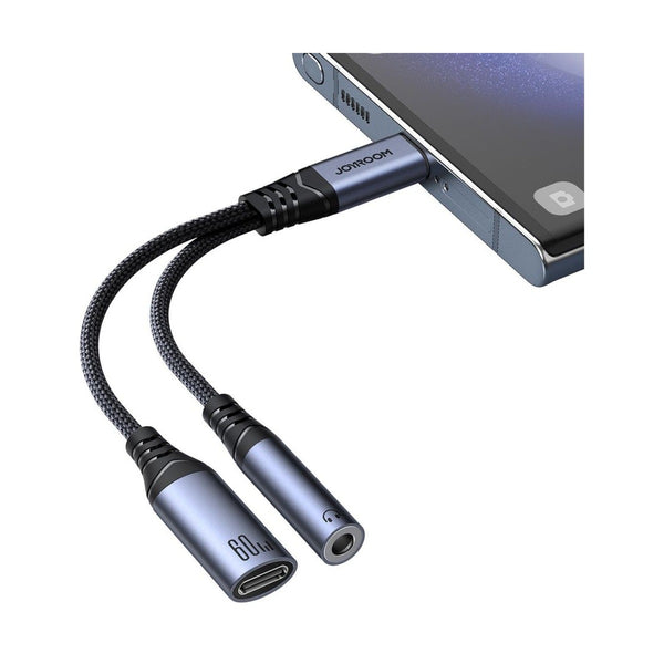 Jayroom Audio-Transfer Series 2-in-1 3.5mm Adapter Black