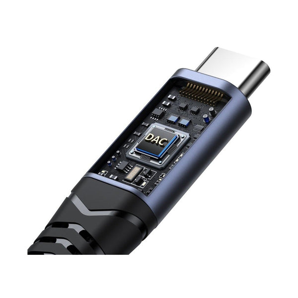 Jayroom Audio-Transfer Series 2-in-1 3.5mm Adapter Black