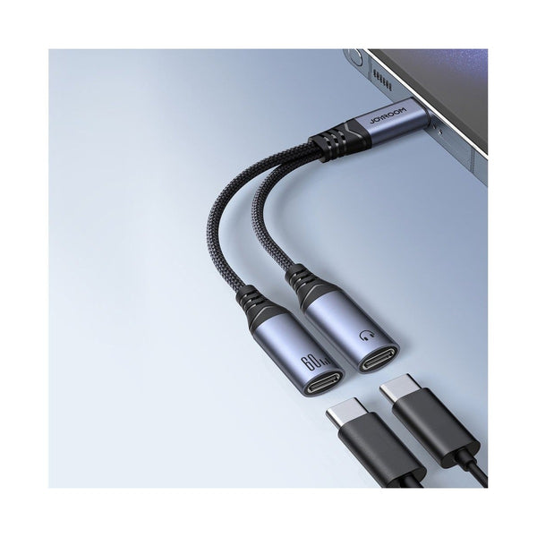 Jayroom Audio-Transfer Series 2-in-1 Audio Adapter Black