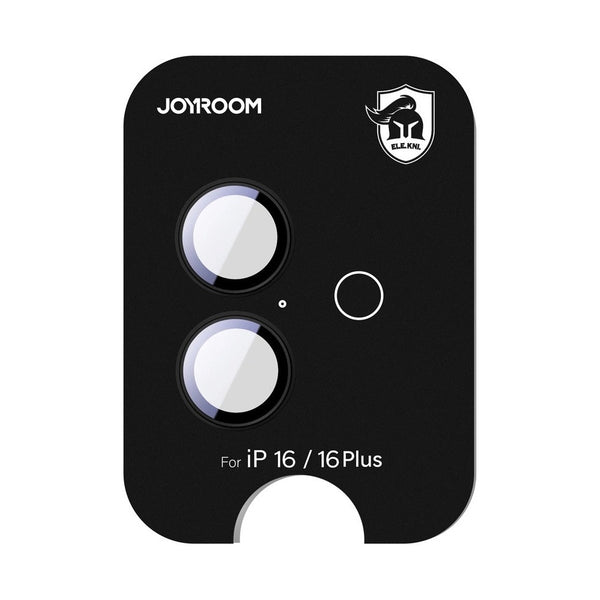 Joyroom Glass Screen Protector for iPhone 16/16 Plus Lenses - Black