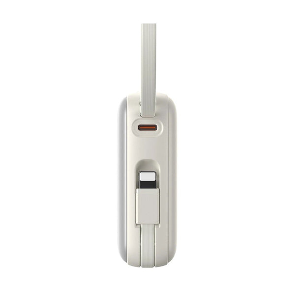 Joyroom - 10000Mah 22.5W Powerbank With Built-In Usb-C And Lightning Cables - White