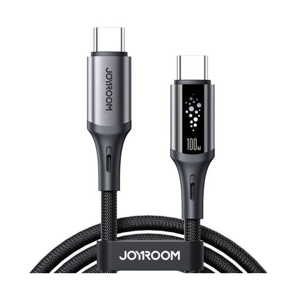 Joyroom - StarTalk Series 100W Fast Charging Data Cable (Type-C to Type-C) 1.2m-Black
