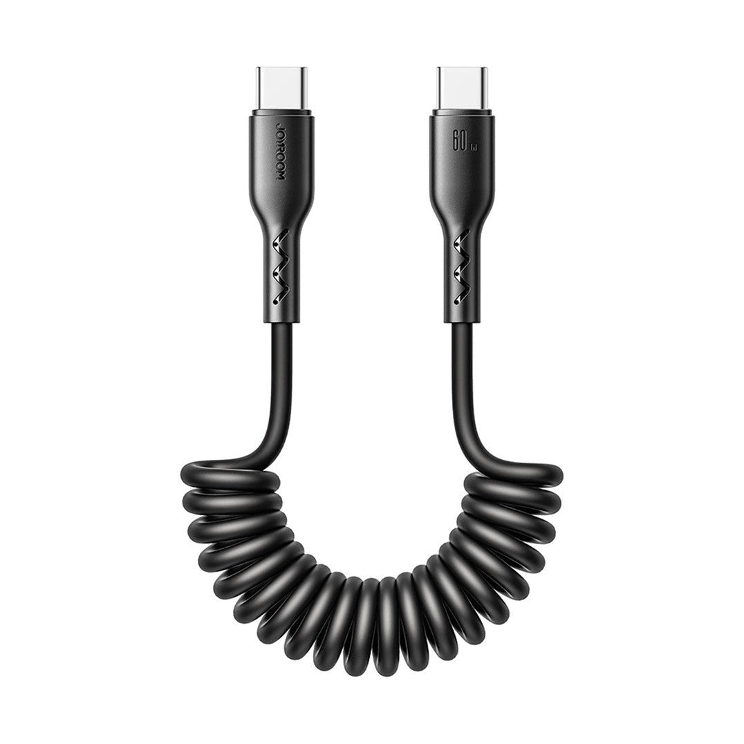 كابل شحن USB-C إلى USB-C من جوي روم بقدرة 60 واط بطول 1.5 متر - وصلة شحن للمسافات الطويلة