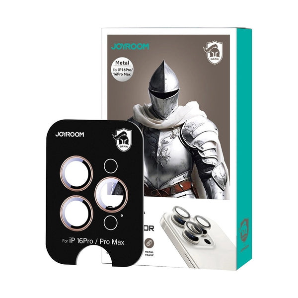 Joyroom protective glass for iPhone 16 Pro/16 Pro Max lenses - titanium