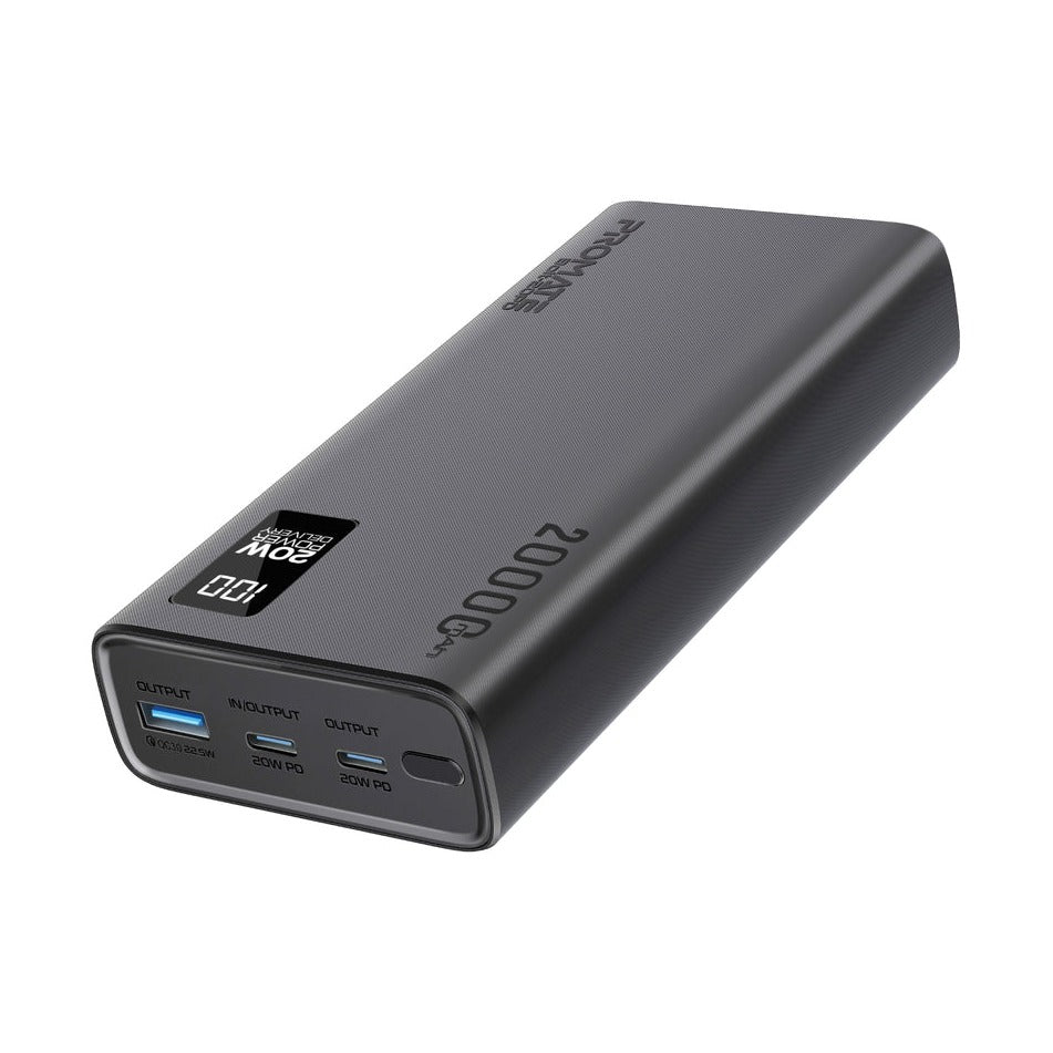 Promate Bolt-20Pd.Black, Power Bank