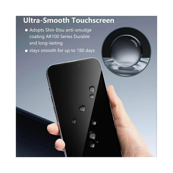 JOYROOM For iPhone 17 Pro 2.5D Anti-Spy Privacy Full Screen Protector High Aluminium-Silicon Glass Film
