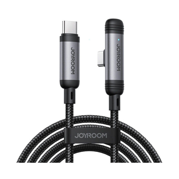 Joyroom S-A56 EnjoyX Series 90° Fast Charging Data Cable （Type-C to Type-C 60W）1.2M-Black