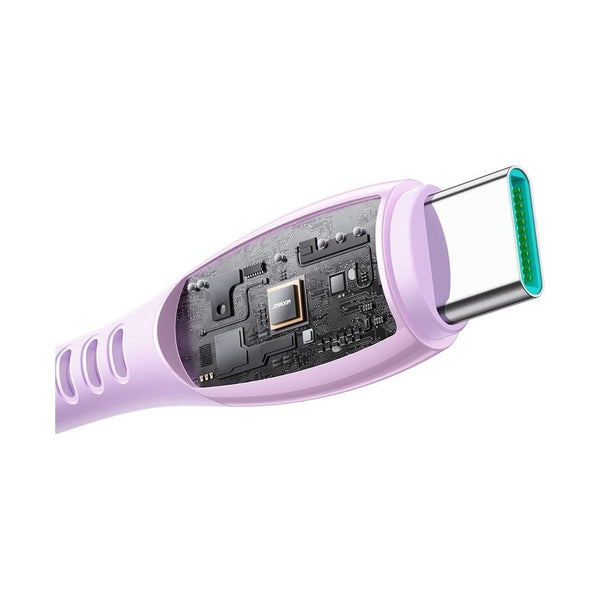 Joyroom S-A59 Vibrant 60W Fast Charging Data Cable (Type-C to Type-C) - Purple