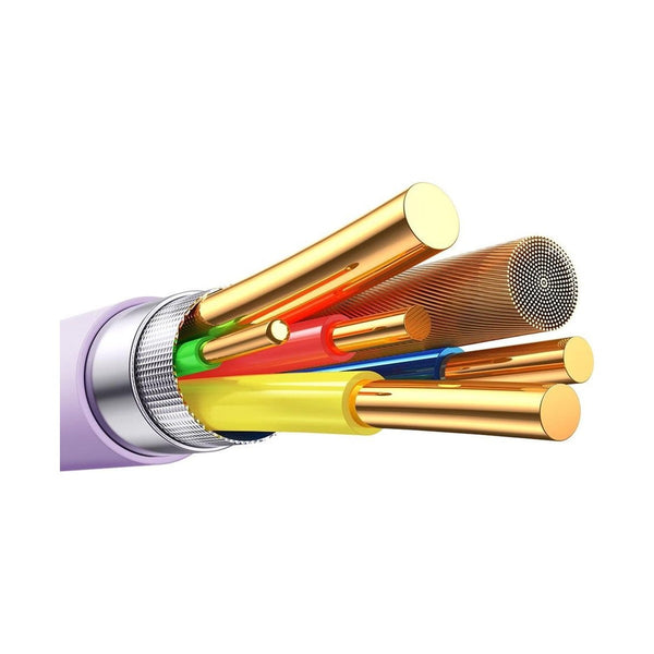 Joyroom S-A59 Vibrant Series 30W Fast Charging Data Cable (Type-C to Lightining) - Purple