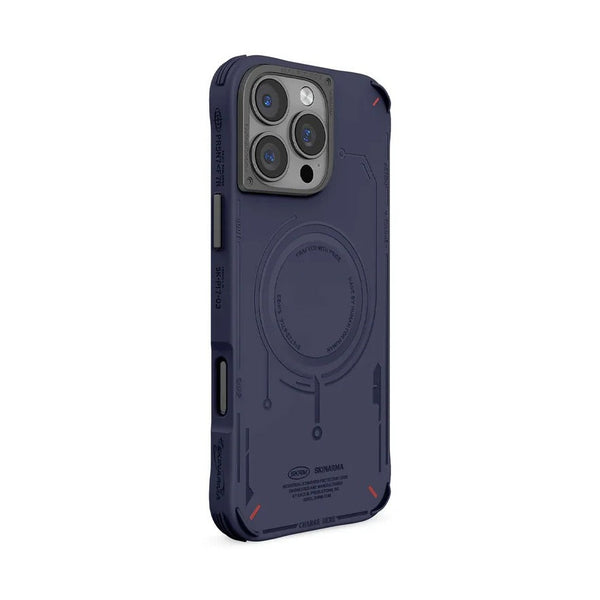 Skinarma - 2024IPP63-iPhone 16 Pro Compatible Case Magsafe Charging-MECHA-Blue