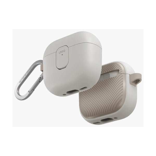 UNIQ CLYDE AIRPODS 4TH GEN (2024) LOCK CASE - MIST GREY (MIST GREY/KHAKI)