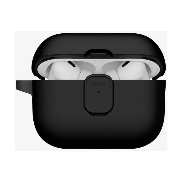 UNIQ CLYDE AIRPODS PRO 3RD GEN LOCK CASE - BLACK/DARK GREY (BLACK/DARK GREY)
