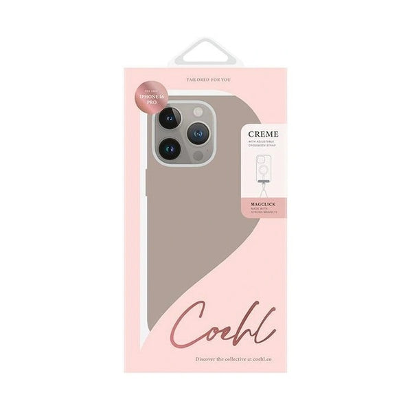UNIQ COEHL IPHONE 16 PRO (2024) 6.3 MAGNETIC CHARGING CRÈME - TAUPE GREY (TAUPE GREY)