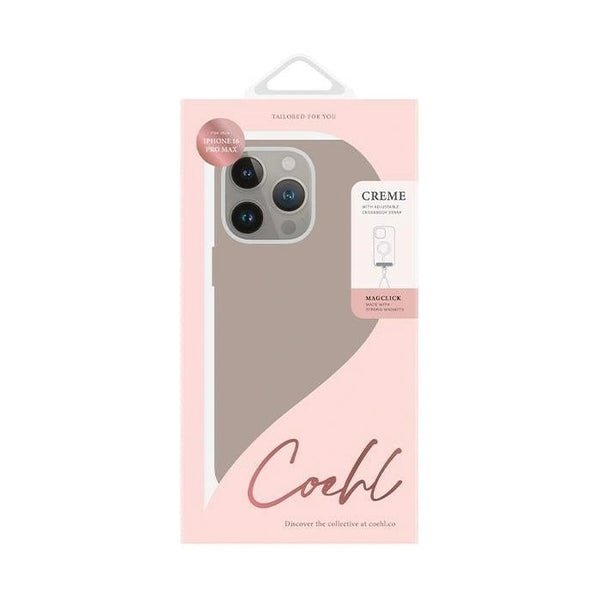 UNIQ COEHL IPHONE 16 PRO (2024) 6.9 MAGNETIC CHARGING CRÈME - TAUPE GREY(TAUPE GREY)