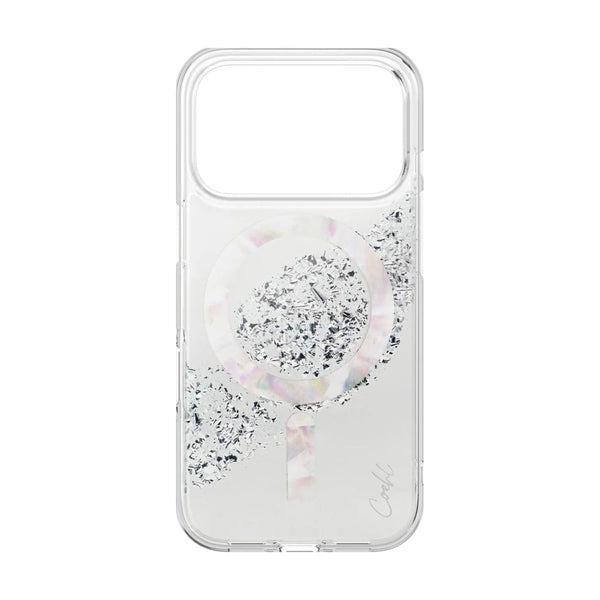 UNIQ COEHL IPHONE 17 PRO MAGNETIC CHARGING CRYSTELLE - SPARKLING SILVER (SPARKLING SILVER)
