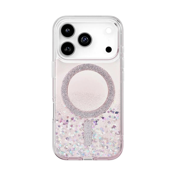 UNIQ COEHL IPHONE 17 PRO MAGNETIC CHARGING SOLEA - GLITTER HEARTS