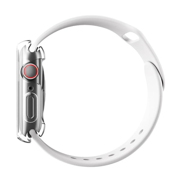 UNIQ GARDE HYBRID WATCH CASE WITH SCREEN PROTECTION 46MM - CLEAR