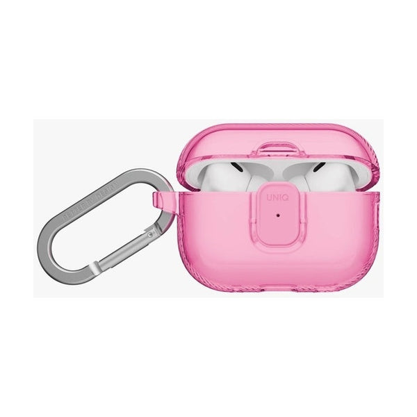 UNIQ GLASE PRO AIRPODS PRO 3RD GEN LOCK CASE - CANDY PINK