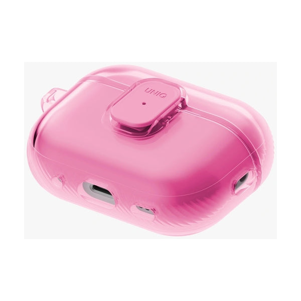 UNIQ GLASE PRO AIRPODS PRO 3RD GEN LOCK CASE - CANDY PINK